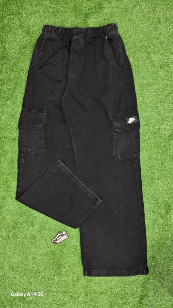 CALÇA JEANS CARGO